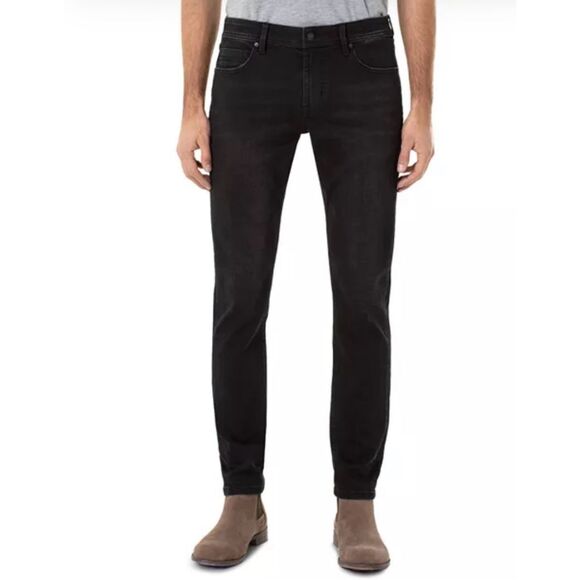 NEW WITH TAGS MEN Liverpool Los Angeles Bond Skinny Jeans in Bullet Dark size 33 - Picture 2 of 7